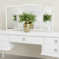 Stag minstrel white dressing table