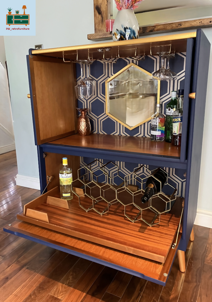 Nathan Squares Cocktail Cabinet