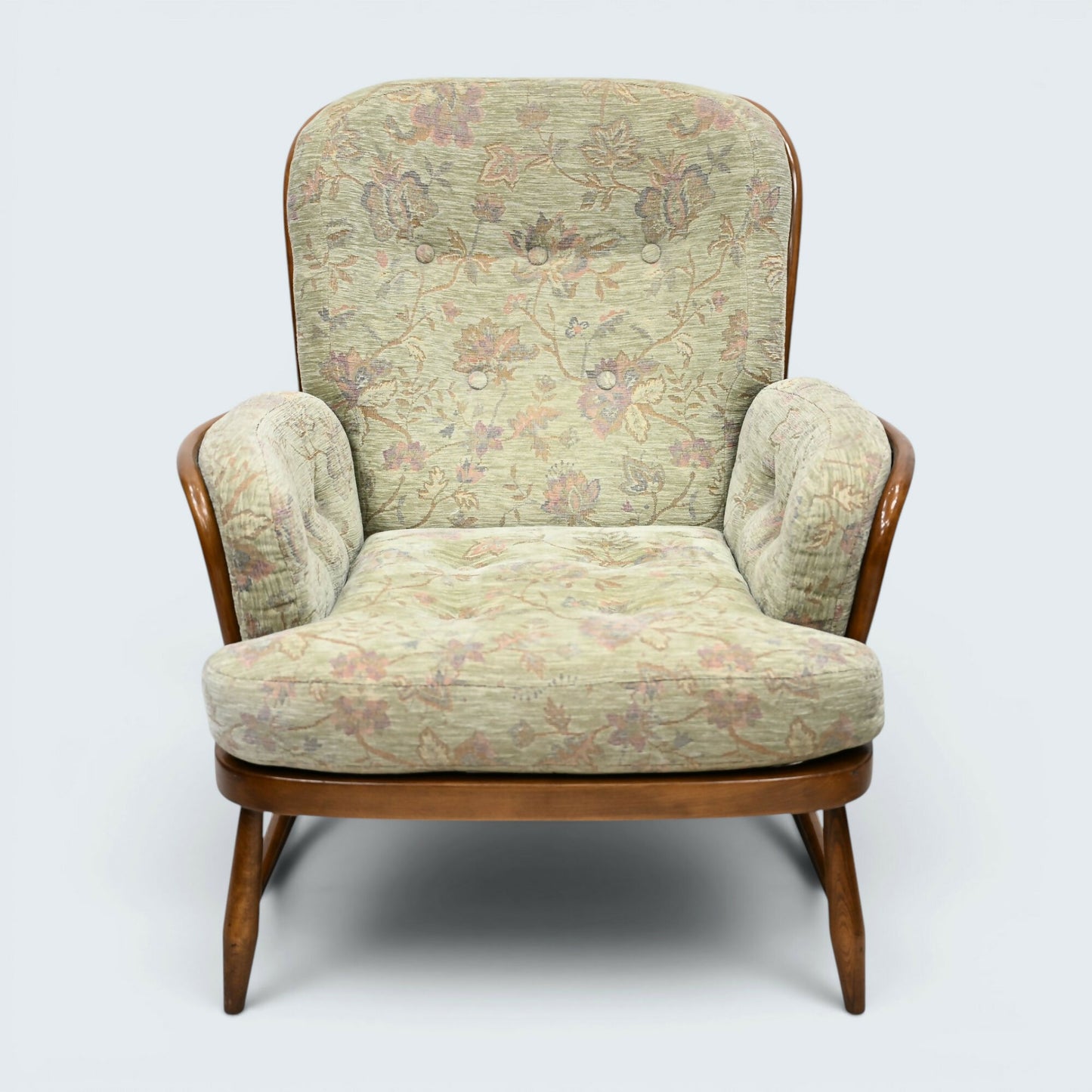 Ercol Jubilee Easy Chair Armchair Golden Dawn Good Webbing VGC FREE UK Delivery