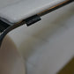 Vintage Danish Modern High Back Swivel Lounge Chair | Chrome & White Leather