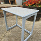 Vintage Side Table with Gold Leopard Print