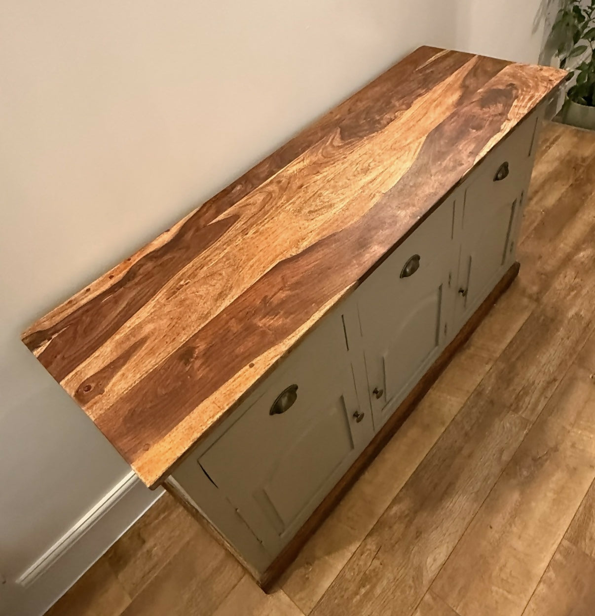 Large mango wood sideboard