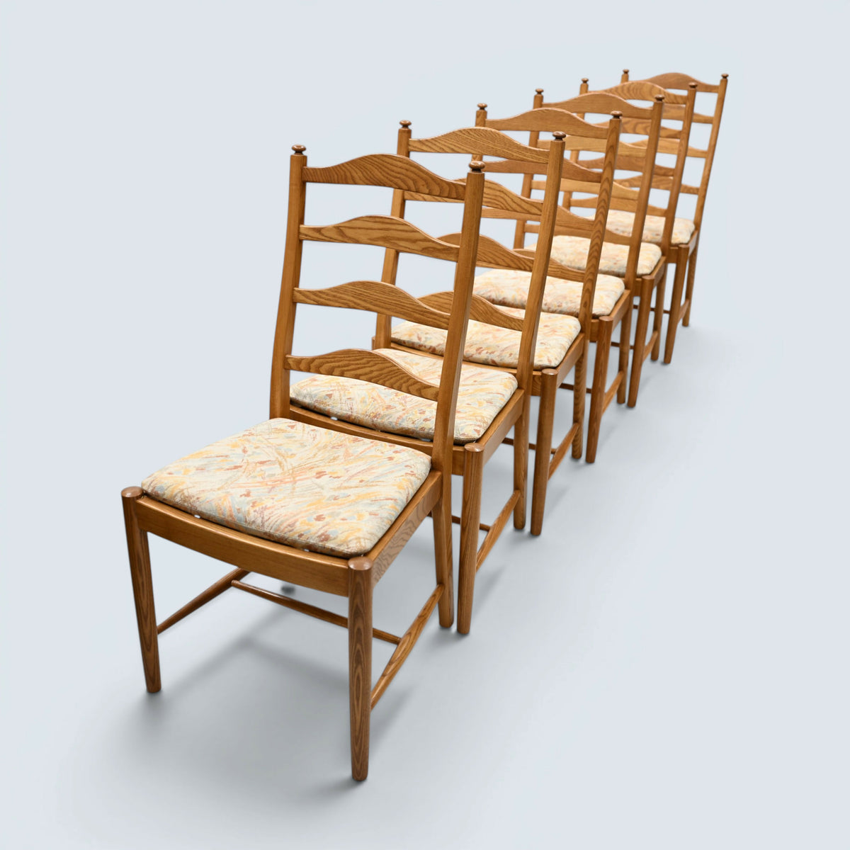 6 Ercol Dining Chairs Penn Range Model 823 Light Finish FREE UK Delivery*