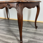Coffee Table Vintage French Louis XV Cane Top Oak Carved Table LOT 3861