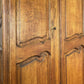 Wardrobe Vintage French Louis XVI Style Oak Four Door Mirrored Armoire LOT 4901
