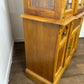 Contemporary Oak Glazed Display Cabinet