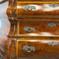 Bookcase Vintage French Carved Glass Doors Sideboard Drawers Cabinet LOT 4490