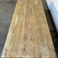 French Bleached Oak Trestle Farmhouse Dining Table