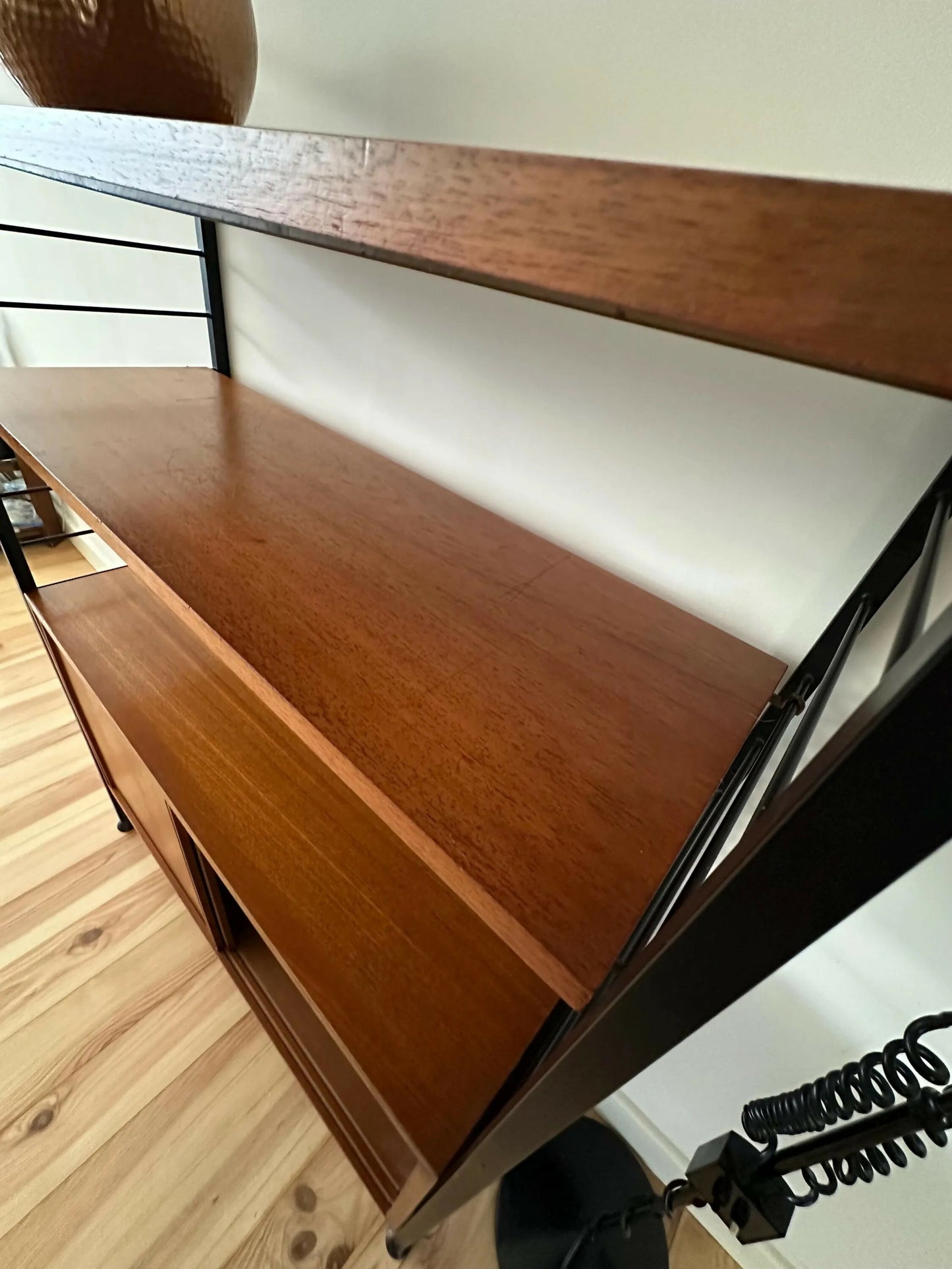 Vintage Ladderax Unit Mid Century Modular Shelving Unit