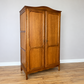 Wardrobe Vintage French Louis Oak Two Door Bedroom Storage Armoire LOT 6523