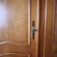 Wardrobe Vintage French Louis XVI Style Five Door Carved Armoire LOT 6009