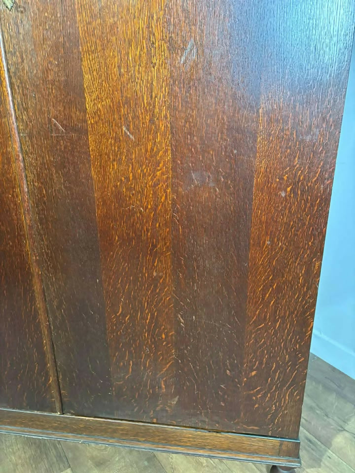 Vintage 1950's Oak Gents Wardrobe