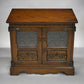 Old Charm TV Stand Video Cabinet Light Oak Made In England Free UK Delivery
