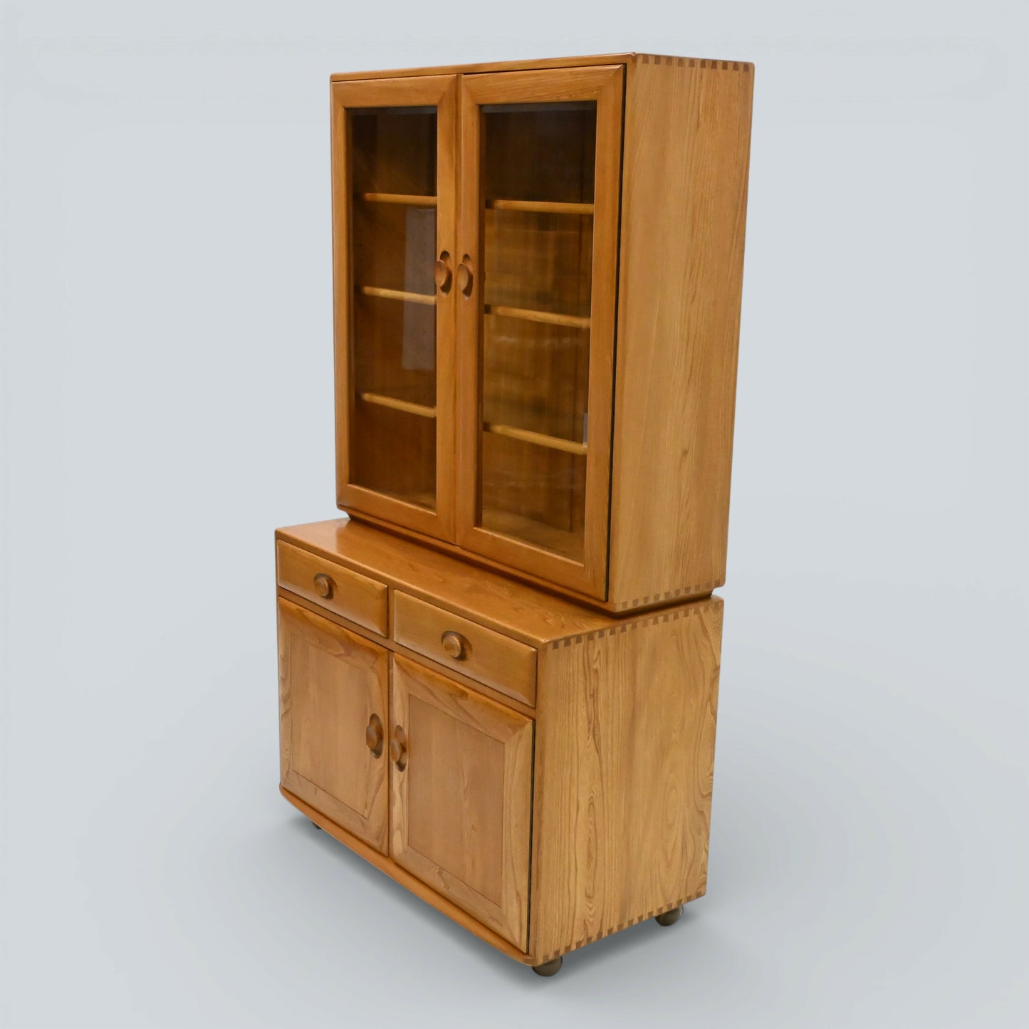 Small Ercol Windsor Sideboard Display Cabinet Top Light Finish FREE UK Delivery*