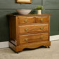 Victorian Light Wood Chest of Drawers - Satinwood or Bleached Mahogany