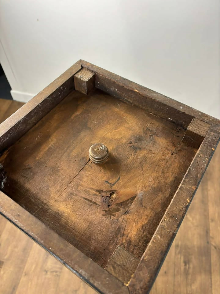 19th Century Ebonized Torchère With Fluted Column