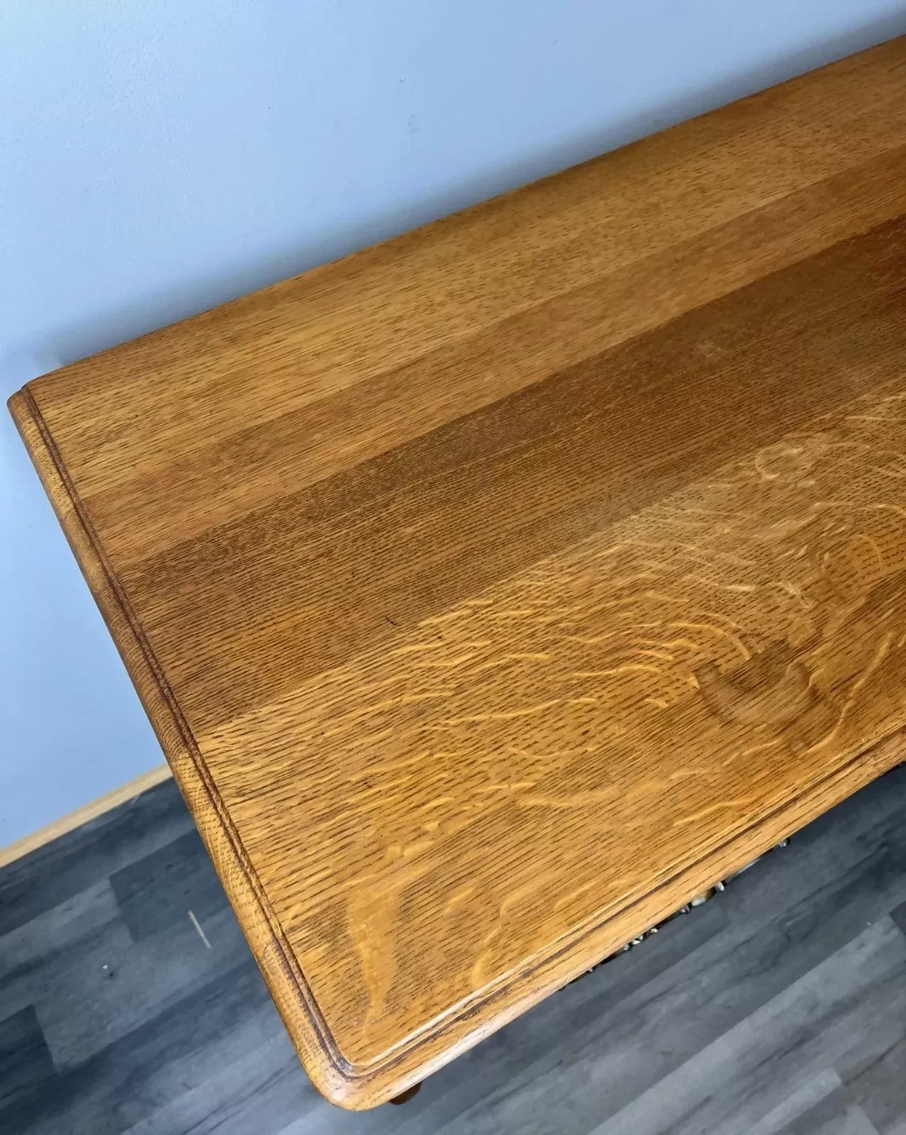 Chest of Drawers Cabinet Vintage French Louis XVI Style Oak Sideboard LOT 4348