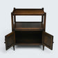 Jaycee Tea Trolley on Casters with Carved Cupboard Doors FREE UK Delivery*
