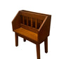 Vintage Art Deco period Oak book and magazine rack