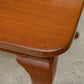 7.5 ft Solid Mahogany Dining Table - 8 Seater - Rectangular - Queen Anne Style