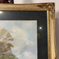 Large Framed Don Vaughan Country Harvest Scene Print