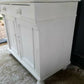 White Vintage Pine Cupboard