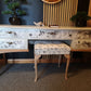 Stream Minstrel 5 drawer dressing table with stool