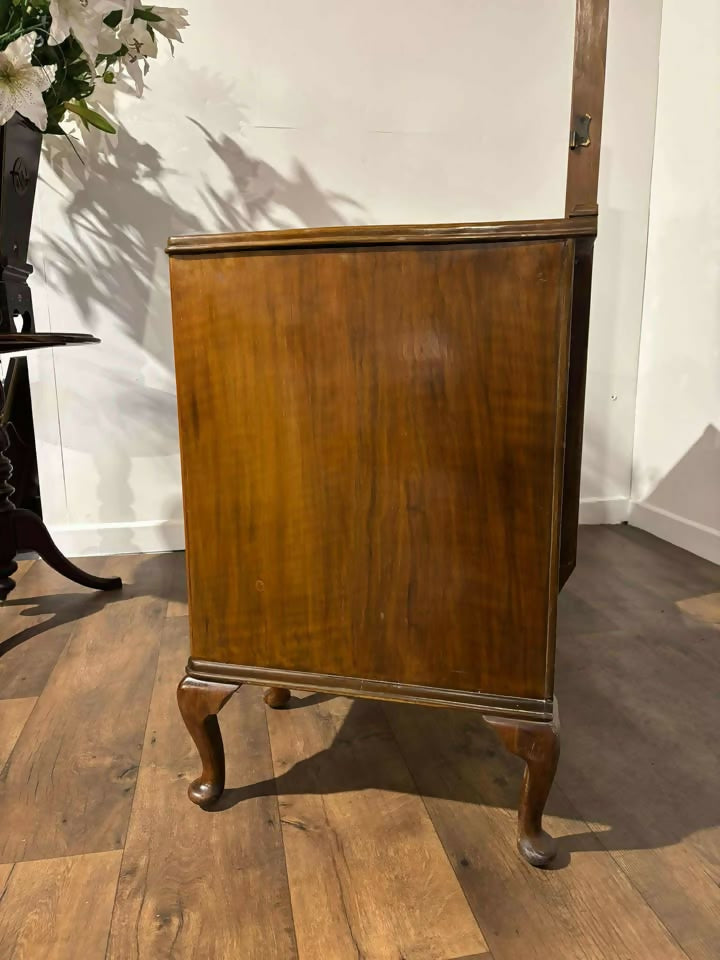 Vintage Burr Walnut Dressing Table