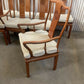 Chinese rosewood extension dining table with 8 chairs