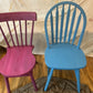 Multicoloured Funky Painted Dining Chairs