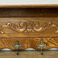 Coat Rack Vintage French Oak Wall Mounted 6 Hooks Carved Rack Hanger LOT 6209