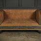 Moroccan Embossed Metal & Leather Sofa