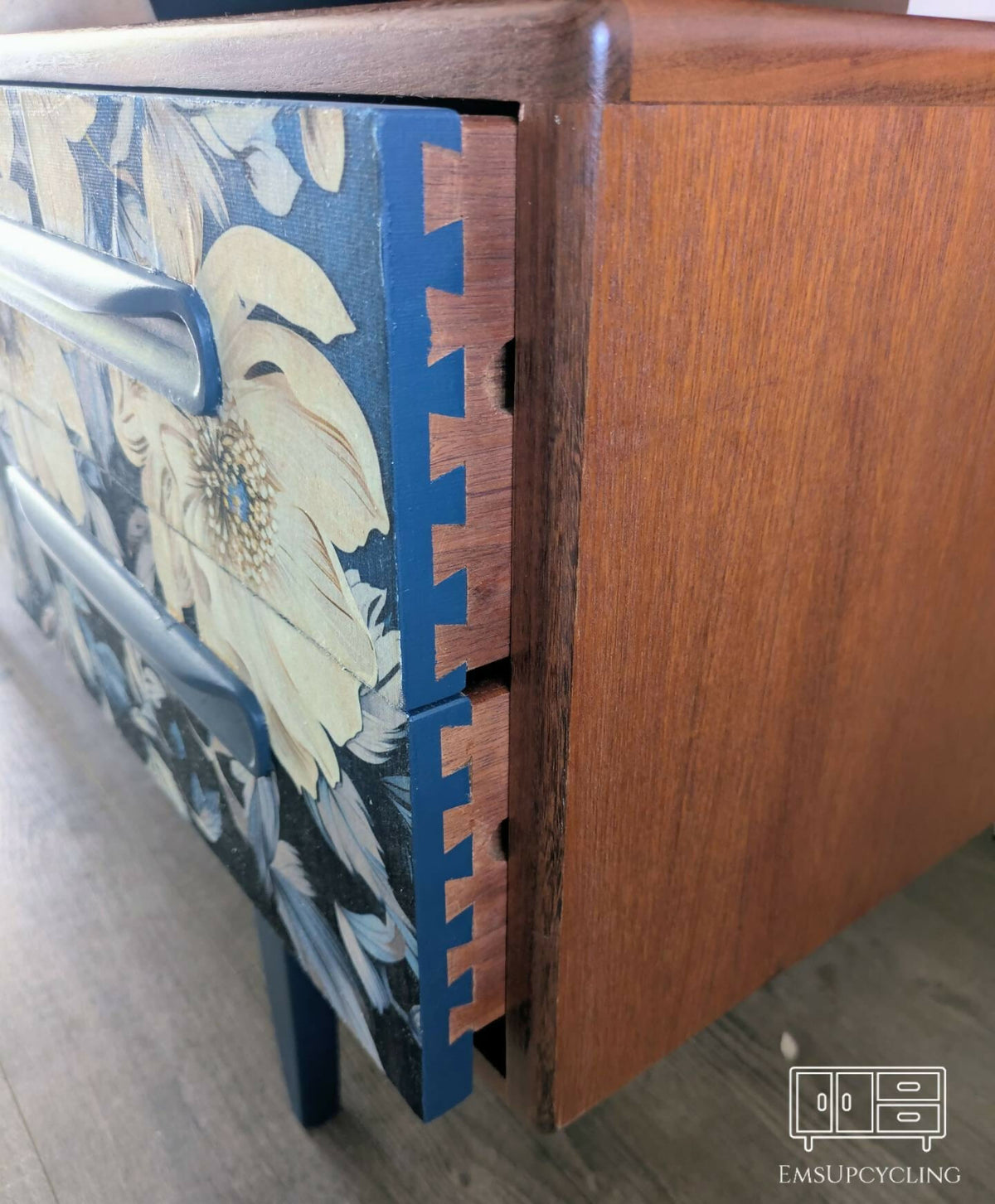 G Plan Fresco Dressing Table| Hand-Painted | Floral Drawers | Mid-Century