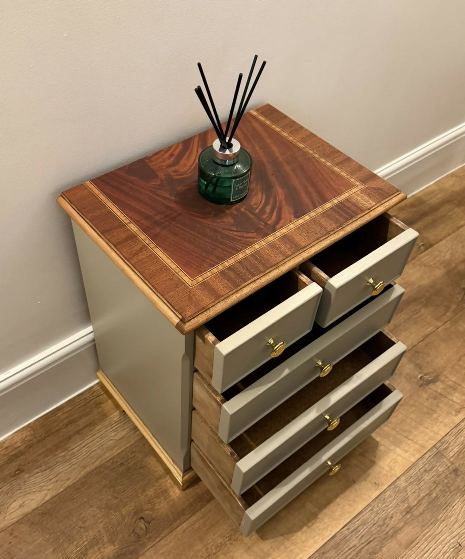 Bedside table / lamp table /side table with drawers