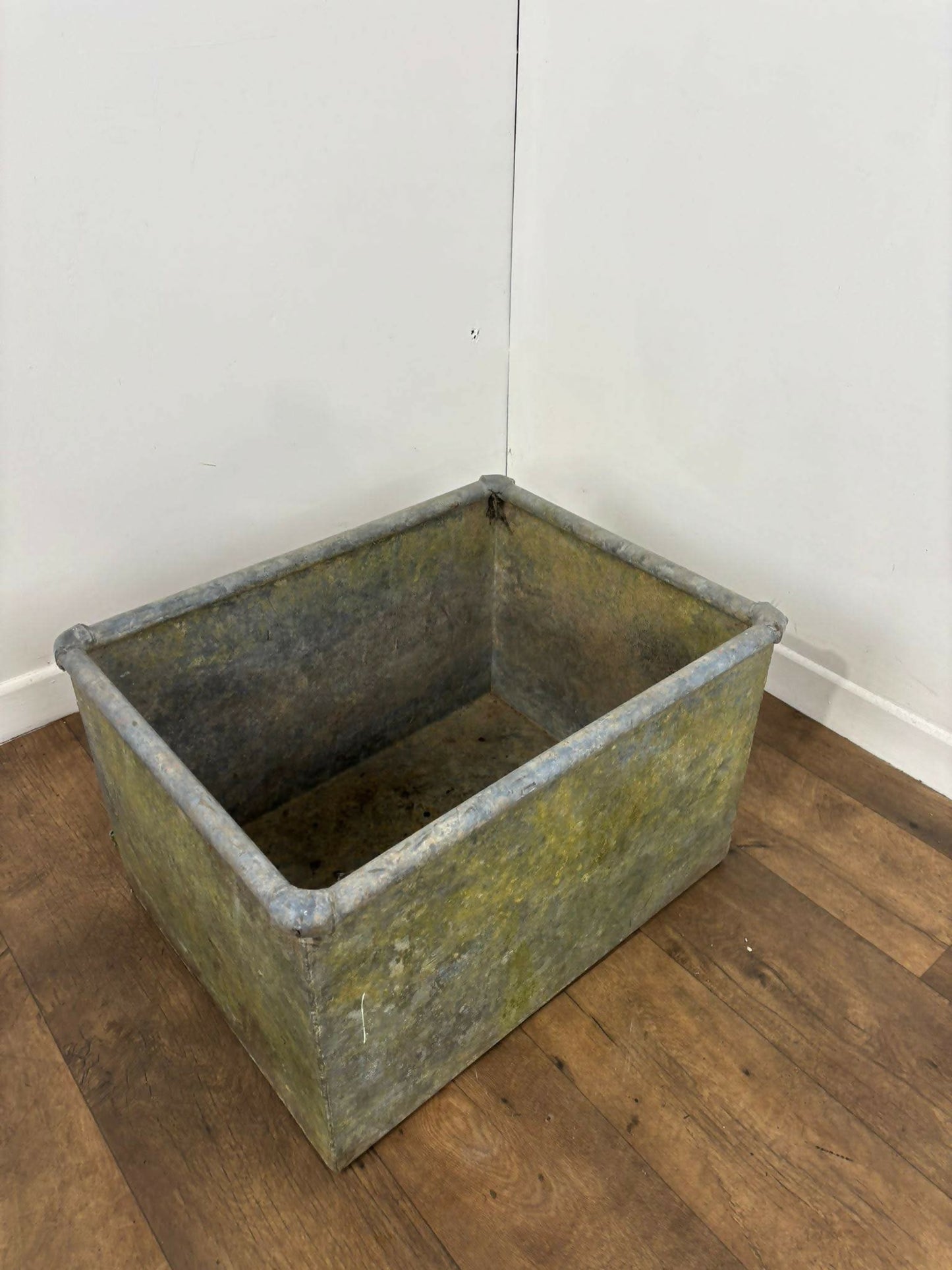 Vintage Galvanised Planter