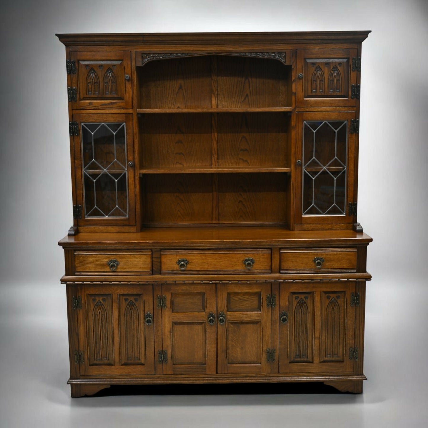 Old Charm Oak Dresser Warwick Light Oak Finish Sideboard FREE UK Delivery*