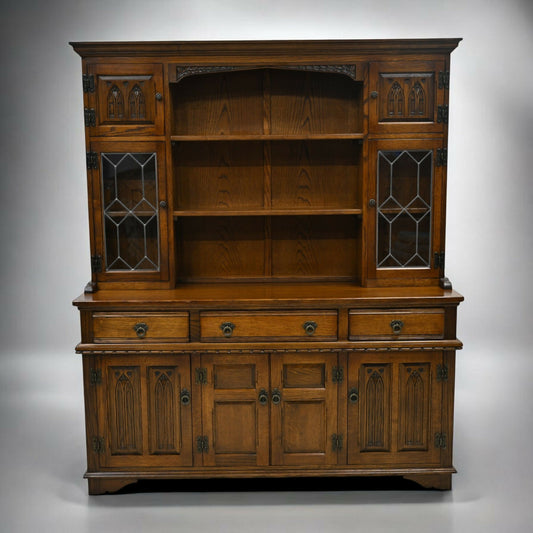 Old Charm Oak Dresser Warwick Light Oak Finish Sideboard FREE UK Delivery*