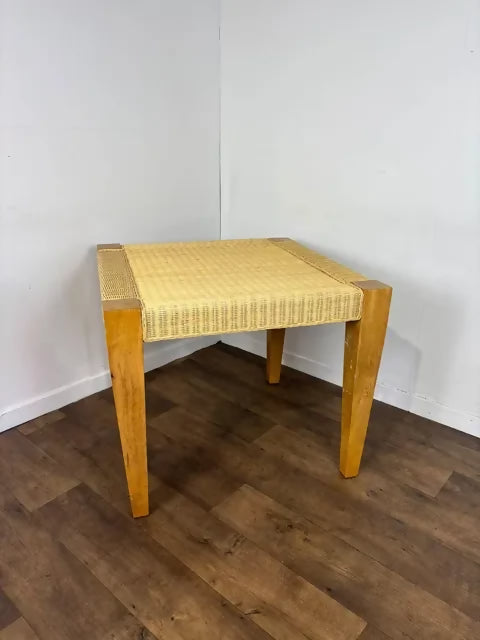 Contemporary Rattan Direct Square Dining Table