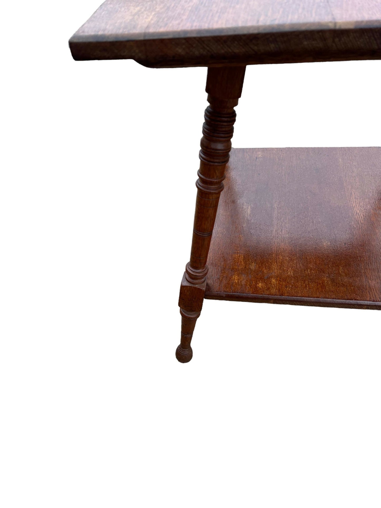 Antique Oak Side Table: Charles Locke Eastlake manner