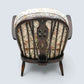 Ercol Fleur-De-Lyes Easy Chair New Webbing Traditional Dark FREE UK Delivery*
