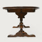Old Charm Dining Table Tudor Brown Finish Extended Seats 6/8 FREE Delivery*. SBR10326/1404E