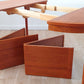 Mid century retro Swedish dining table by Nils Jonsson