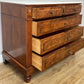Chest of Drawers Antique French Walnut Marble Top 5 Drawers Cabinet LOT 6349