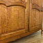Wardrobe Vintage French Louis XVI Style Oak Two Door Carved Armoire LOT 6493