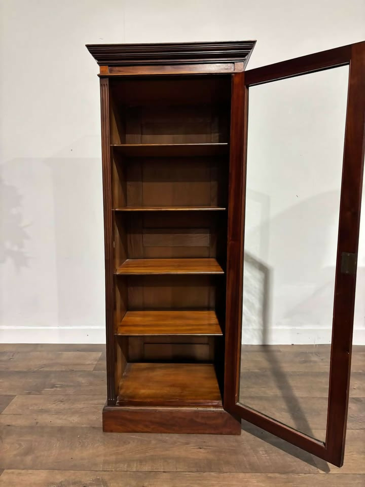 Edwardian Mahogany Narrow Display Cabinet77