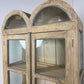 French Style Painted Dome Topped Display Cabinet