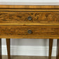 Bedside Table Vintage French Style Inlaid Burr Cabinet Carved Cupboard LOT 6289