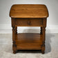 Ercol Lamp/Bedside Table Elm Golden Dawn Finish Mid Century Modern FREE Delivery