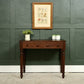 Victorian Mahogany Console Hall Table with 2 Drawers - Writing Desk