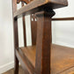 Edwardian Oak Art Nouveau Style Armchair